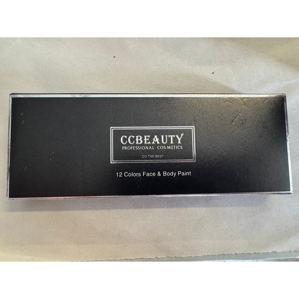 Ccbeauty Face & Body Paint 12 Flash Color Palette 80g Multicolor